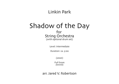 Shadow Of The Day - Score Only (arr. Jared V. Robertson)