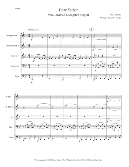 Dear Father (arr. Jim Bicigo)