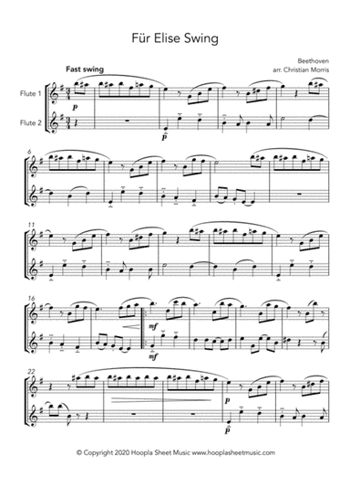 Für Elise Swing (arr. Christian Morris)