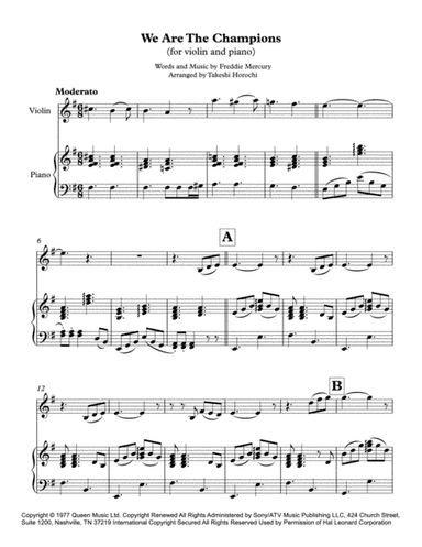 We Are The Champions (arr. Takeshi Horochi)