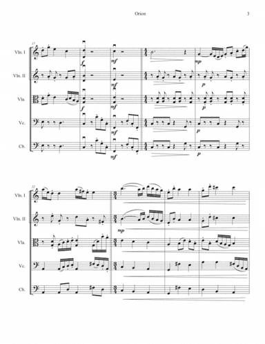 Orion - Overture for String Orchestra