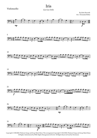 Iris (arr. Fernando Britto)