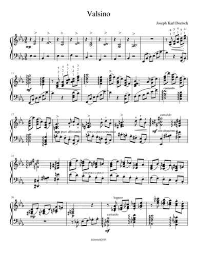 VALSINO for piano