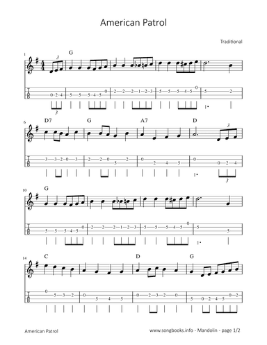 American Patrol (arr. songbooks.info)