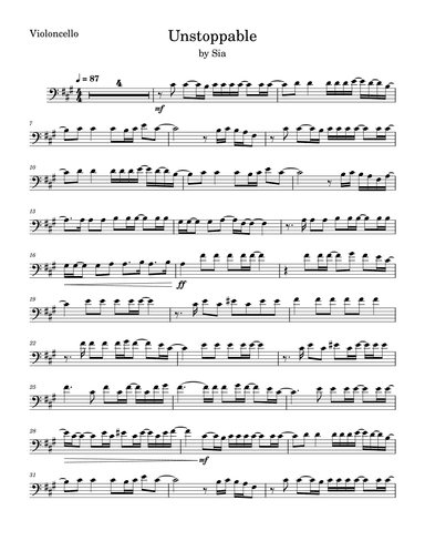 Unstoppable (arr. Anya Alston)