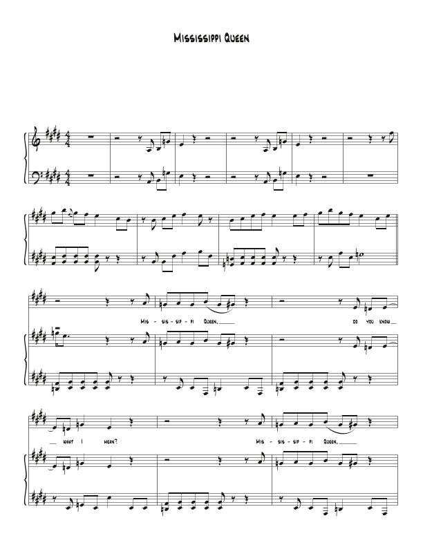 Mississippi Queen (arr. Biegler)