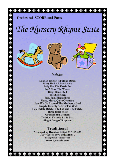 The Nursery Rhyme Suite (No 1) Orchestra Score and Parts PDF (arr. Brendan Elliget)