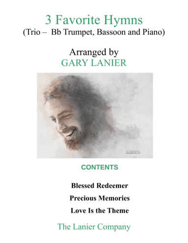 3 FAVORITE HYMNS (Trio - Bb Trumpet, Bassoon & Piano with Score/Parts) (arr. Gary Lanier)