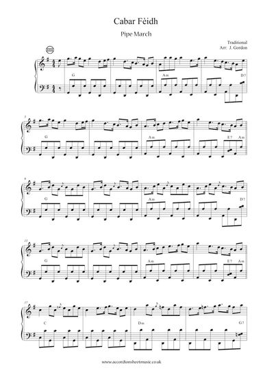 Cabar Fèidh (arr. Julia Gordon)