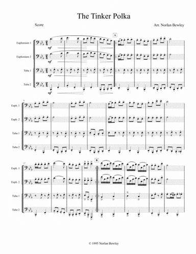 Tinker Polka - Tuba/Euphonium Quartet (arr. Norlan Bewley)
