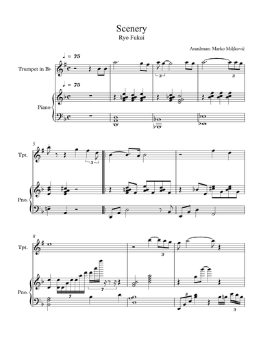 Scenery (arr. Marcos)