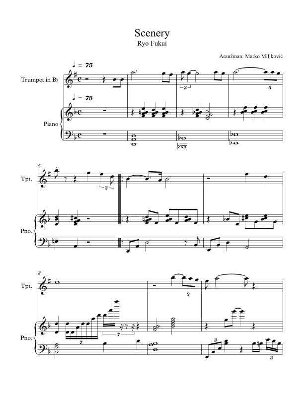 Scenery (arr. Marcos)