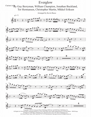 Everglow (arr. Kevin Busse)