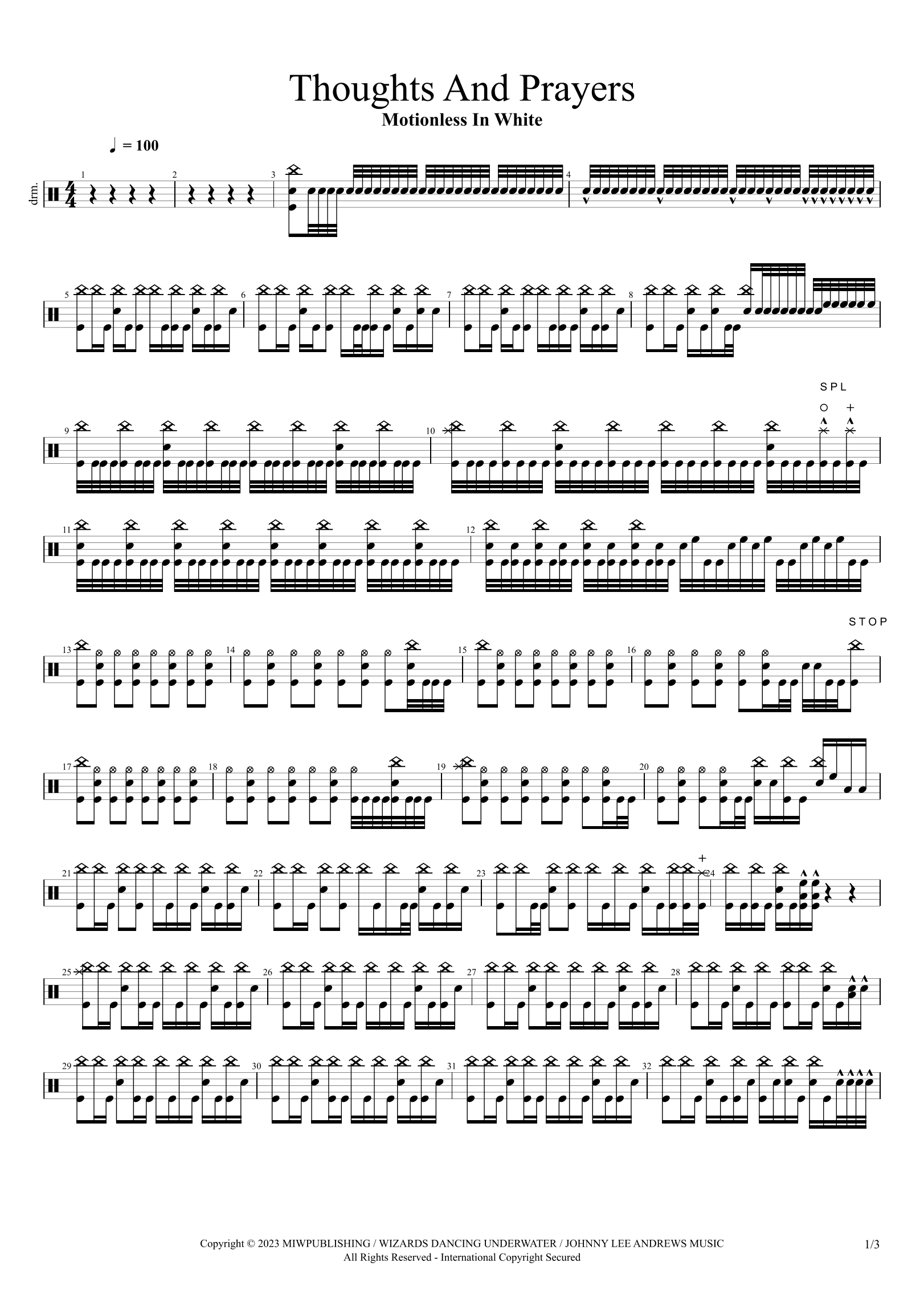 Thoughts & Prayers (arr. Cyril Mayer)