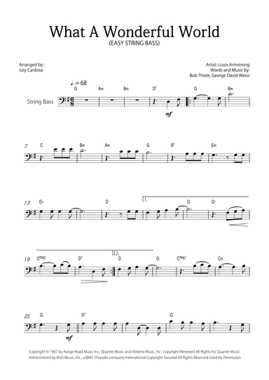 What A Wonderful World (arr. Iury Cardoso)