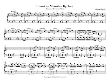 Unmei no Mouretsu Kyokuji (Ferocious Travesty of Fate)
