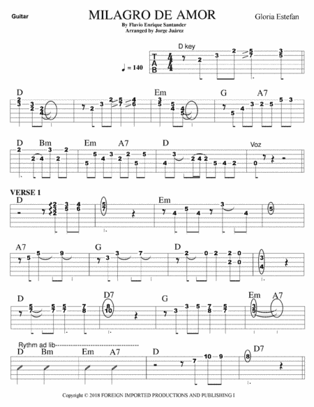 Milagro (arr. Jorge Juárez)