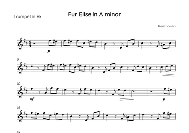 Fur Elise (arr. Sales)
