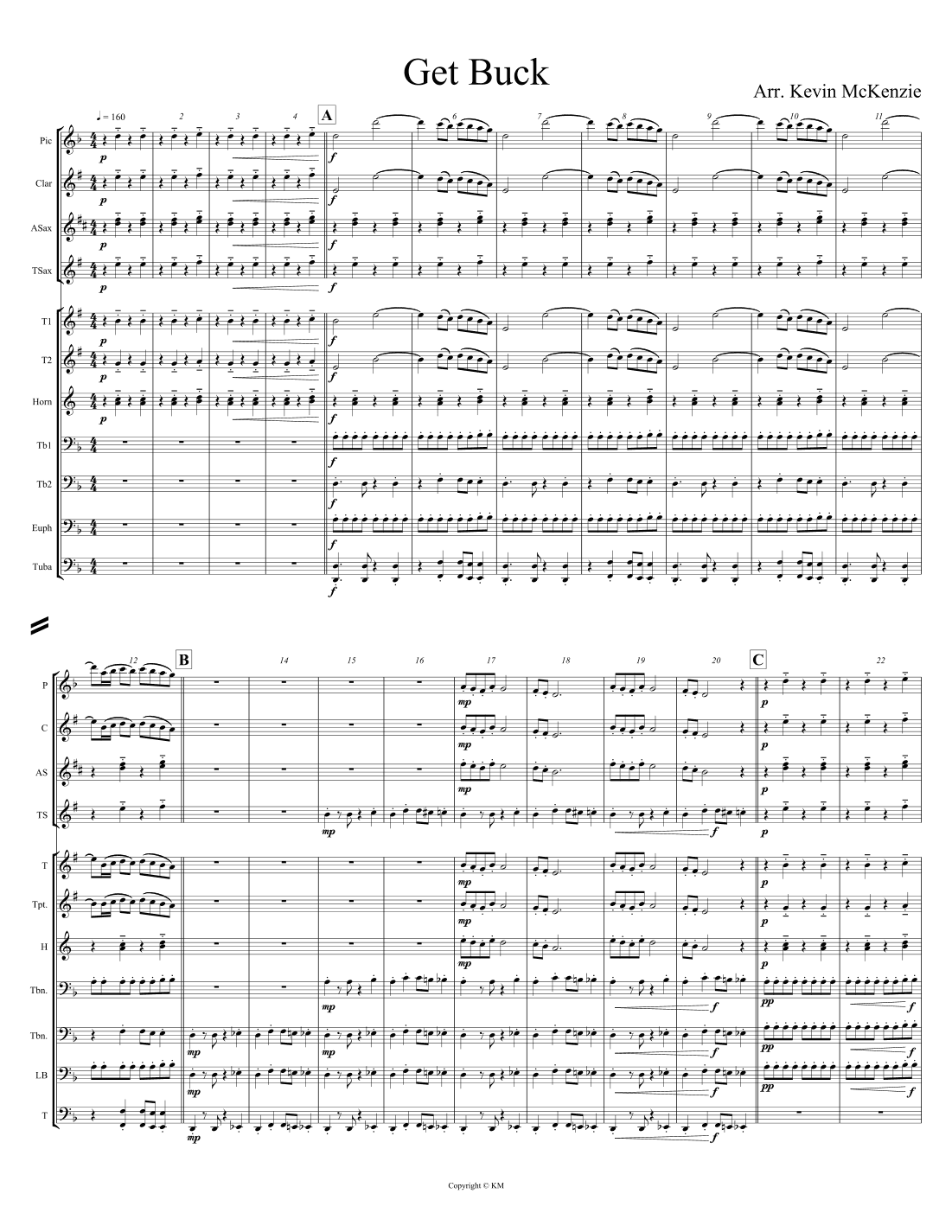 Get Buck (arr. Kevin McKenzie)