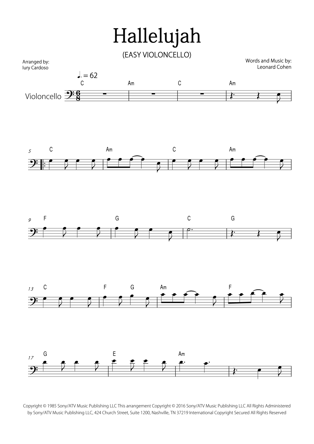 Hallelujah (arr. Iury Cardoso)