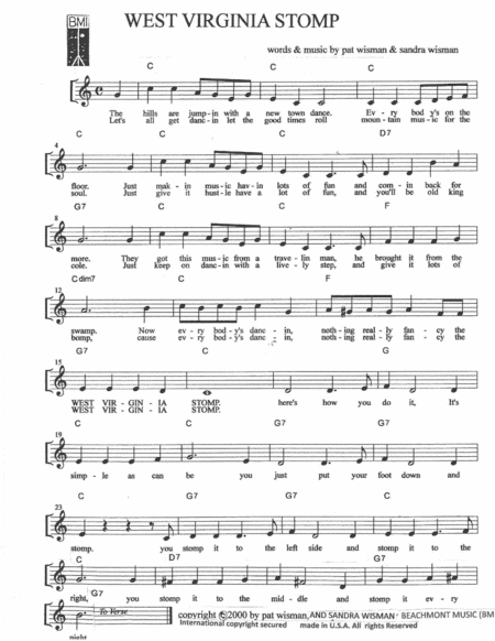 WEST VIRGINIA STOMP