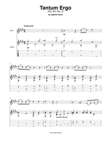 Tantum Ergo (Op. 65, No. 2) (arr. Mark Phillips)