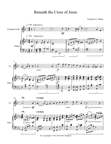 Beneath the Cross of Jesus (arr. David M. Sampson)