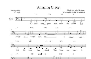 AMAZING GRACE (arr. Jo Araujo)