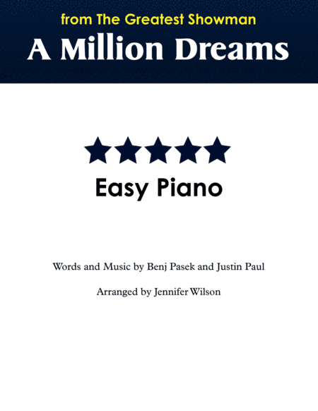A Million Dreams (arr. Jennifer Wilson)