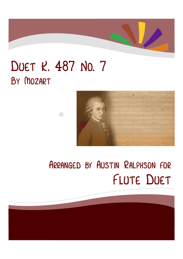 Mozart K. 487 No. 7 - flute duet (arr. Austin Ralphson)
