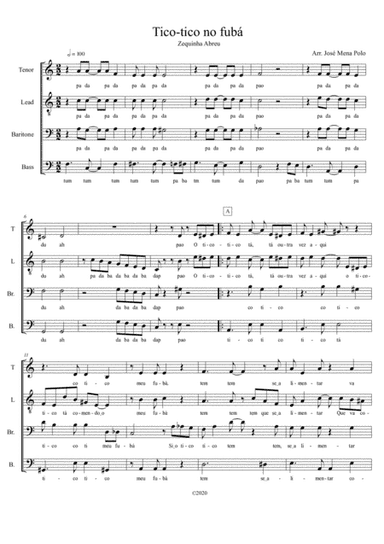 Tico-tico no fubá (arr. Jose Mena Polo)