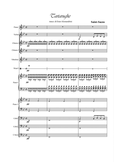 Carnival of the animals: 4-Turtles (arr. Ester Alessandrini)