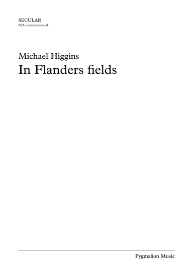 In Flanders fields