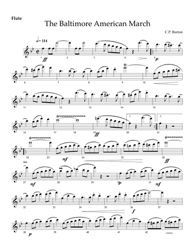 Baltimore American March (arr. Emmett Anglin)