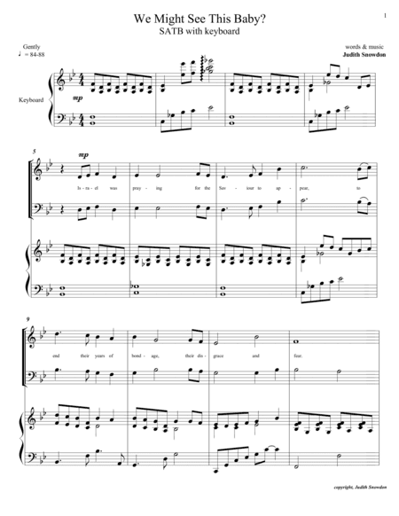 We Might See This Baby?