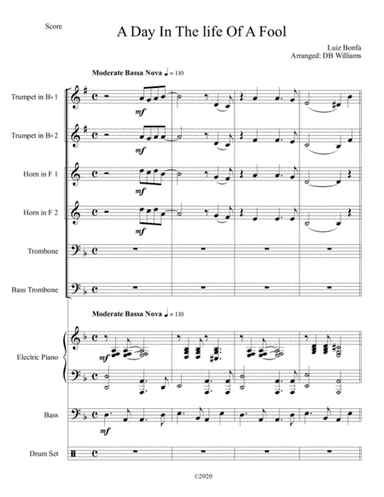 A Day In The Life Of A Fool (manha De Carnaval) (arr. DB Williams)