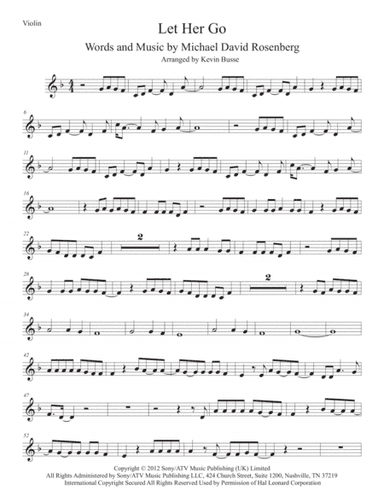 Let Her Go (arr. Kevin Busse)
