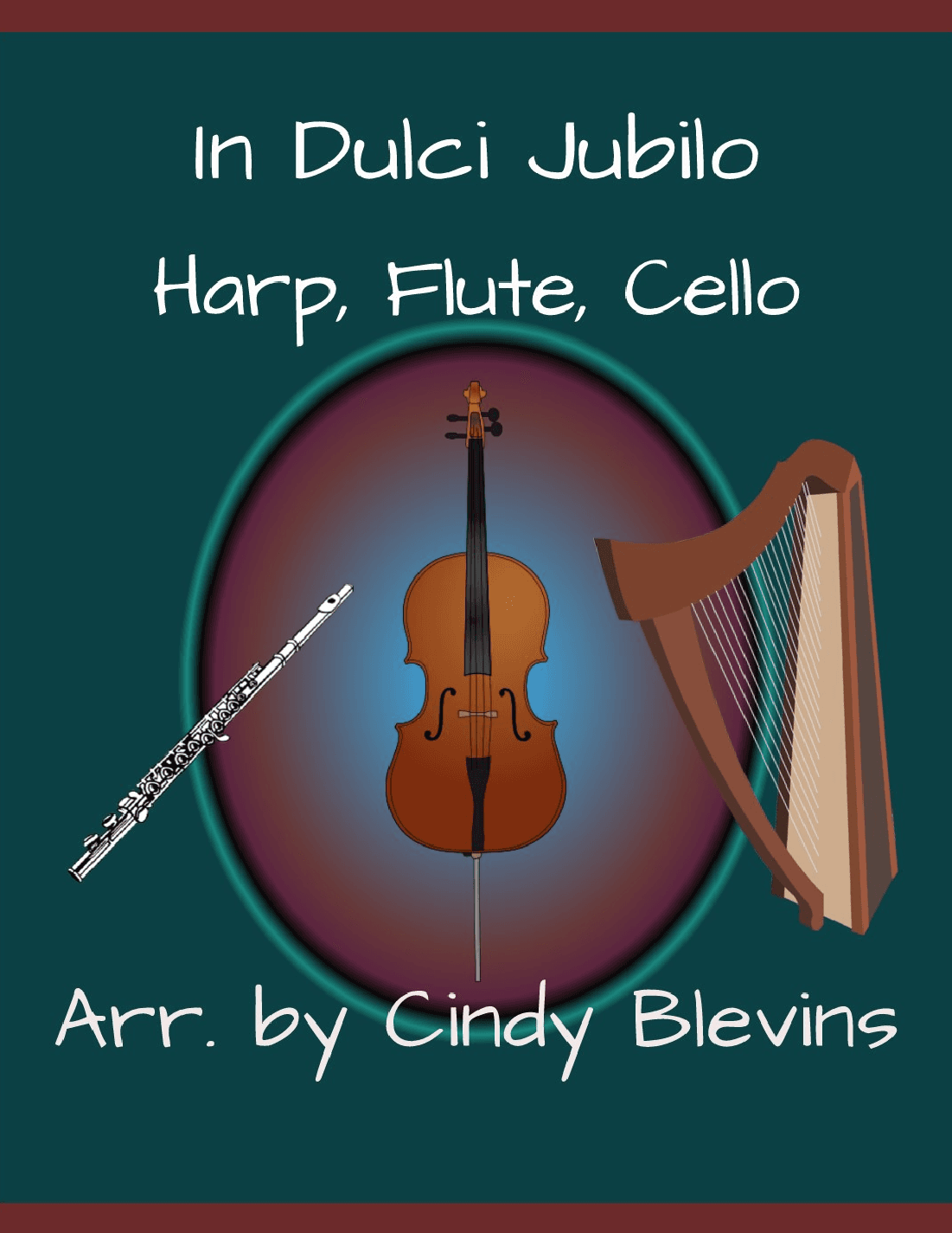 In Dulci Jubilo, for Harp, Flute and Cello (arr. Cindy Blevins)