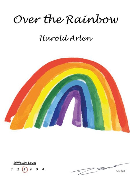 Over The Rainbow (arr. Copyright (c) - RpB Music 2017)