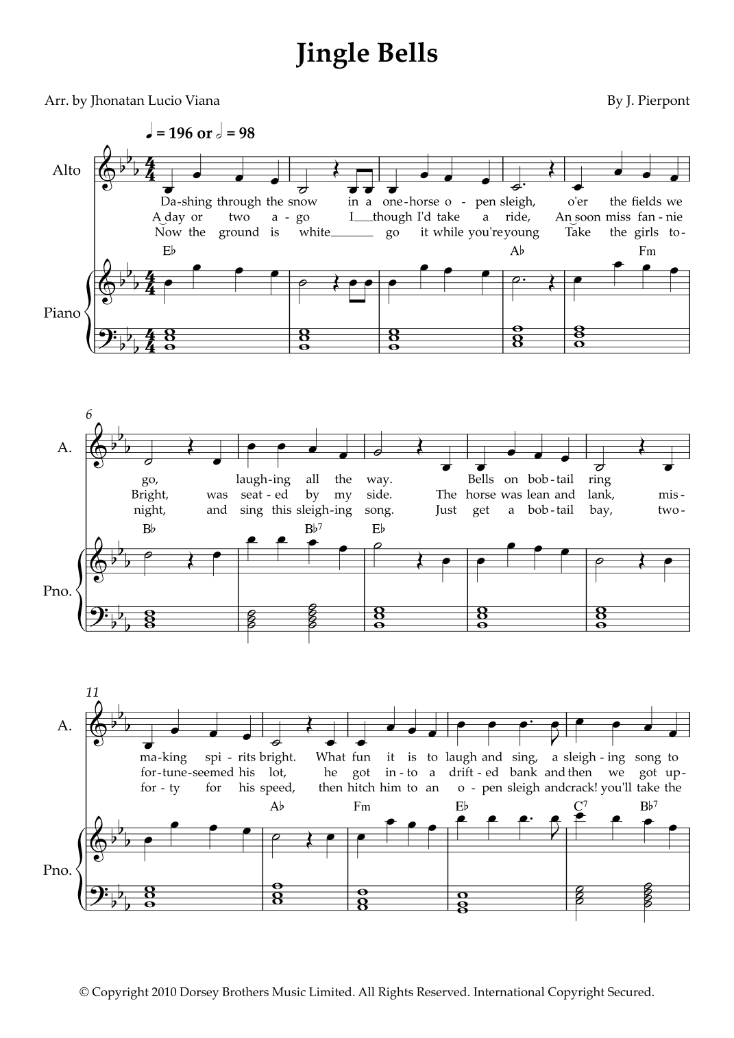 Jingle Bells (arr. Jhonatan Lucio Viana)