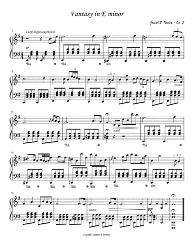 Fantasy in E minor