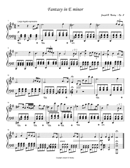 Fantasy in E minor
