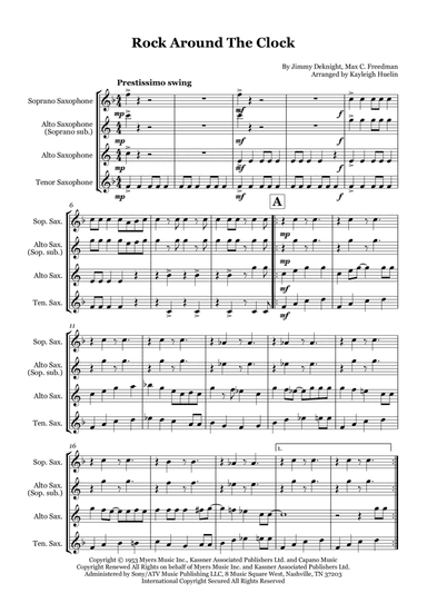 Rock Around The Clock (arr. Kayleigh Huelin)