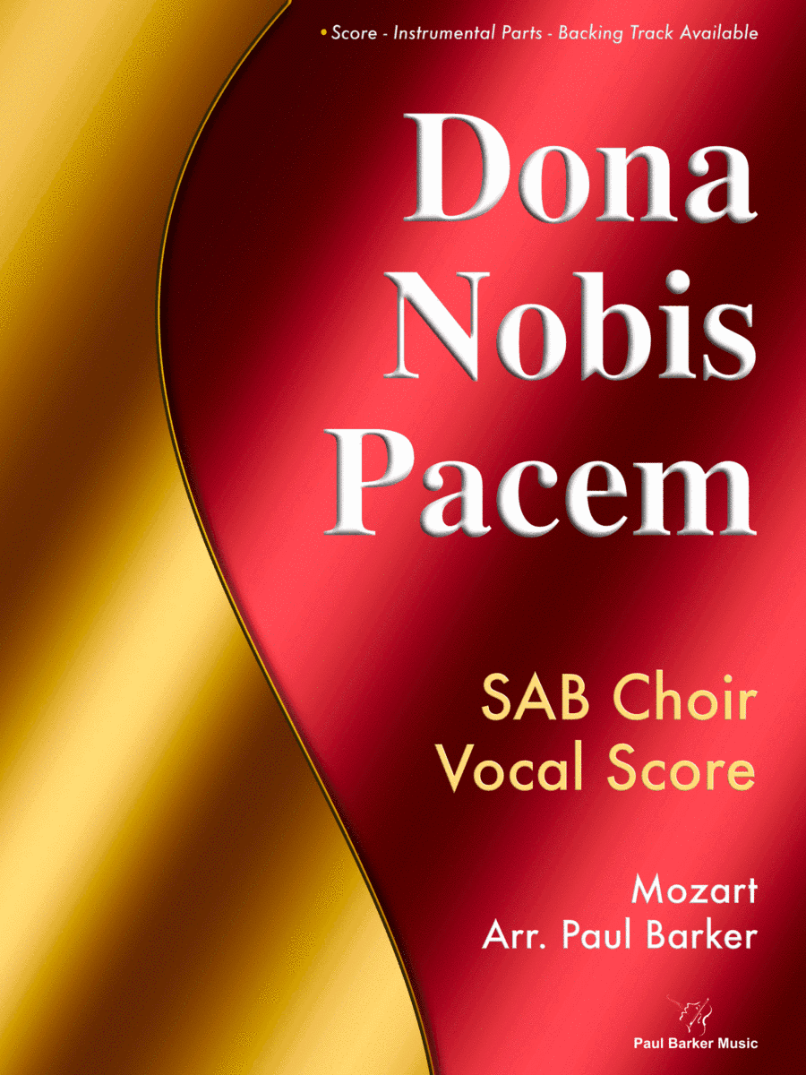 Dona Nobis Pacem (SAB Choir Score) (arr. Paul Barker)