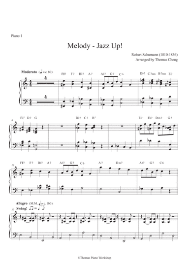 Melody - Jazz Up! (arr. Thomas Cheng)