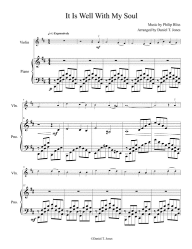 It Is Well with My Soul (arr. Daniel T. Jones)