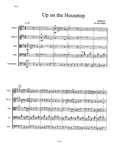 Up on the Housetop (Traditional Carol) (arr. Ron Flintjer)