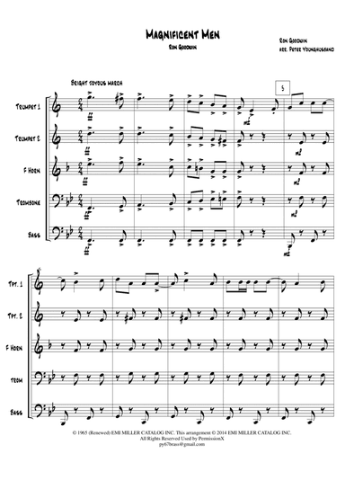 Those Magnificent Men In Their Flying Machines (arr. Peter Younghusband)