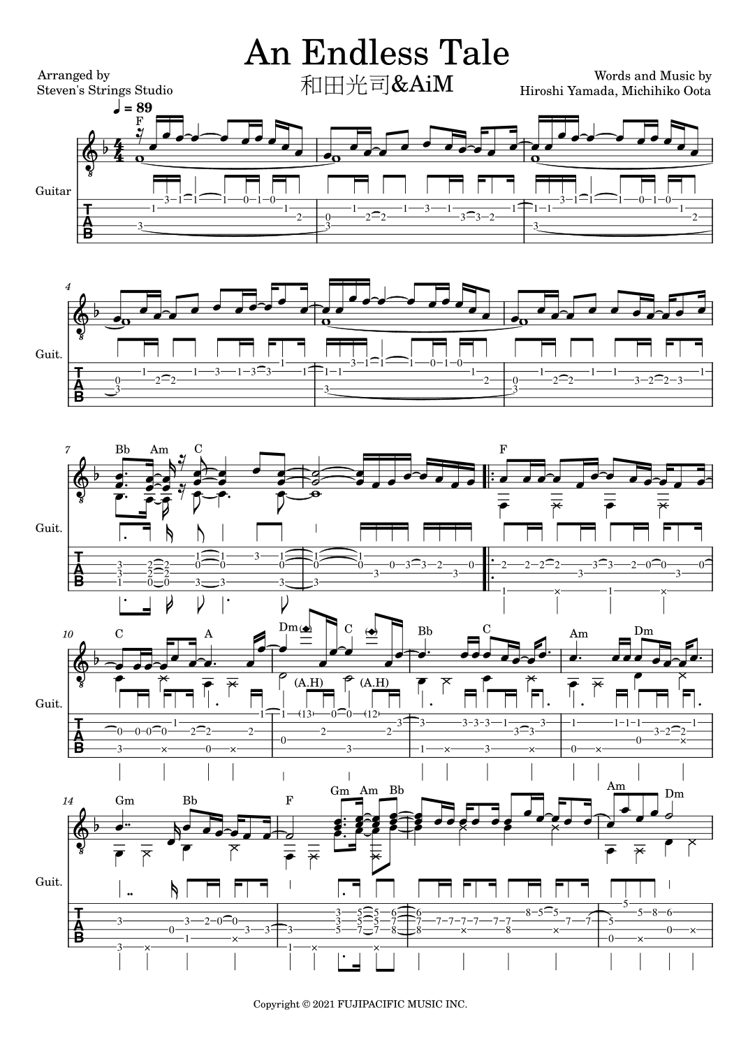 Endless Tale An (arr. Steven's Strings Studio)