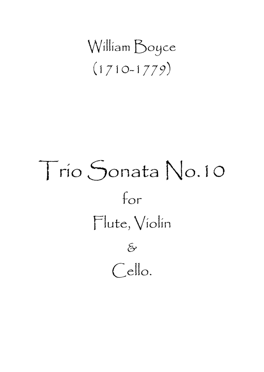 Trio Sonata No.10 (arr. Spence Bundy)